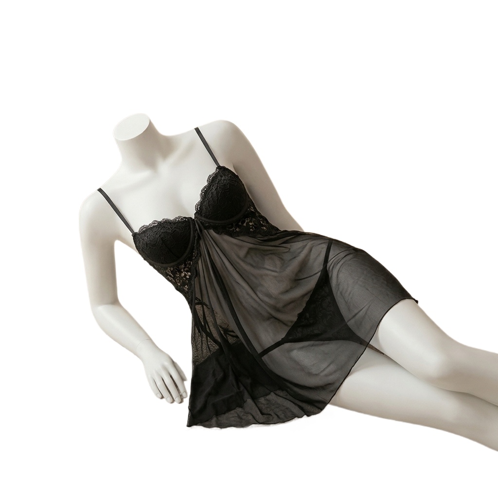 Babydoll Chemise Night - Женское кружевное белье в стиле «бэбидол»,