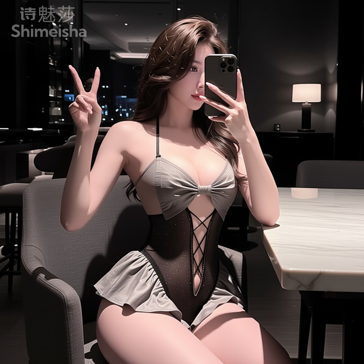 Костюм горничной с рюшами в че – обзор и цена Lace Teddy Lingerie