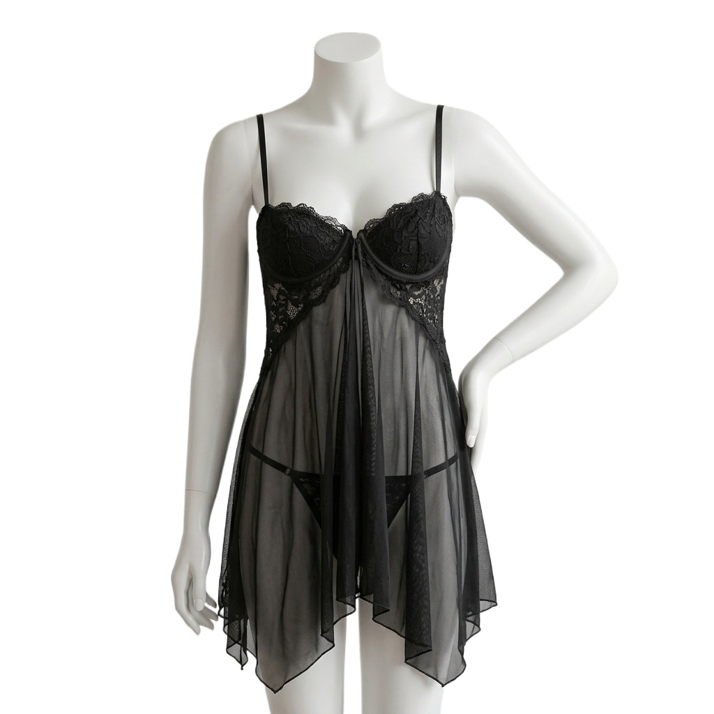 Женское кружевное белье в стил – обзор и цена Babydoll Chemise Night