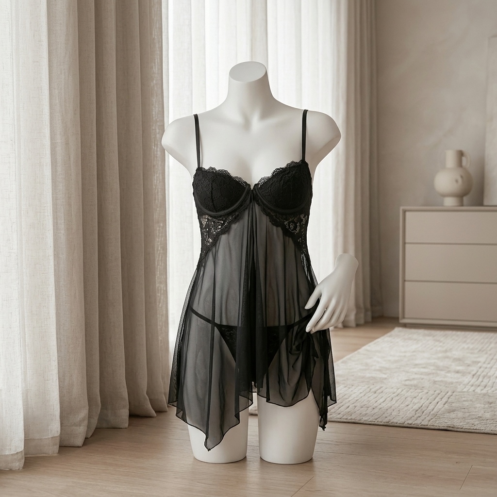 Женское кружевное белье в стил – обзор и цена Babydoll Chemise Night
