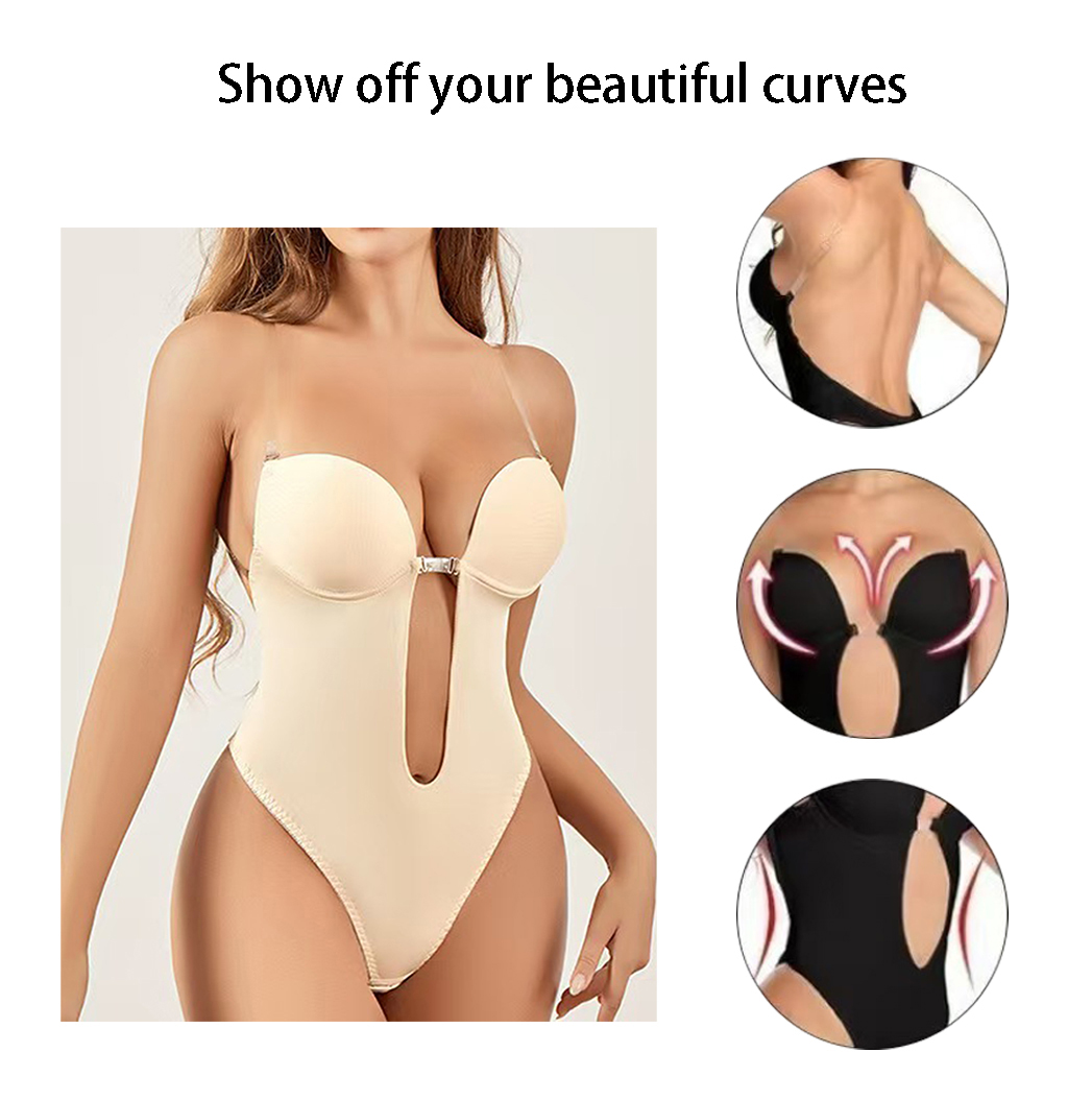 Бесшовный корсет-боди с глубок – обзор и цена Shapewear Bodysuit Firm
