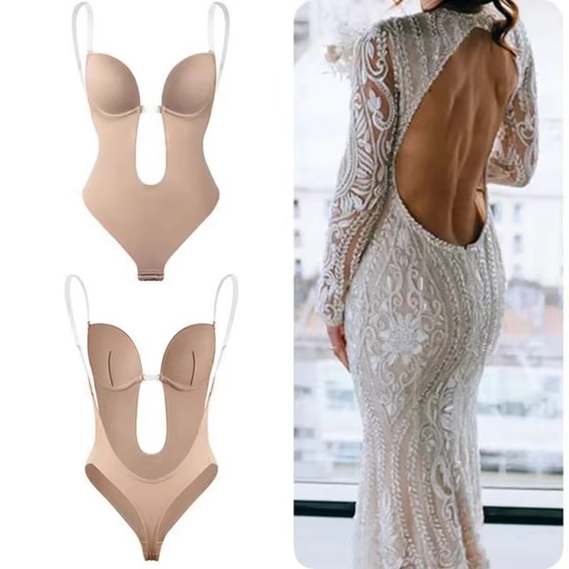 Бесшовный корсет-боди с глубок – обзор и цена Shapewear Bodysuit Firm
